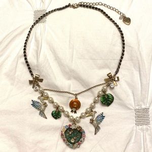 BETSEY JOHNSON - Walk In The Park Heart Koi Pond With Cranes